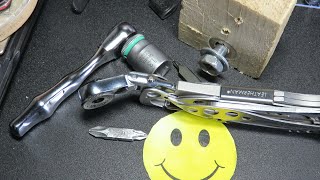 711L mini articulated ratchet with Leatherman Skeletool MT VOD [upl. by Conard]