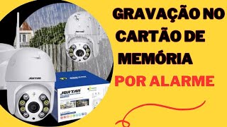 ATENÇÃO💡 GRAVAÇÃO NO CARTÃO DE MEMORIA POR ALARME CAMERA JORTAN APP YOOSEE COMO GRAVAR NO CARTÃO [upl. by Norvun767]