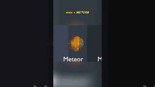 Meteors Meteoroids Meteorites Whats the Difference 🌠🪨  Space Science Explained universespace [upl. by Cone]