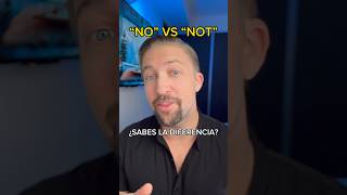 ¿Entiendes “no” y “NOT” en inglés [upl. by Tennos]