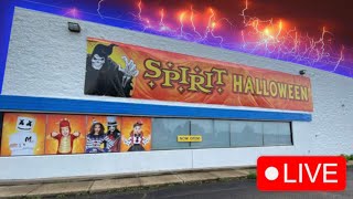 SPIRIT HALLOWEEN N CANTON OHIO opening day LIVE [upl. by Hathaway]