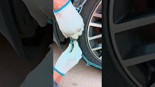 Easy to install car snow chains [upl. by Soalokin]