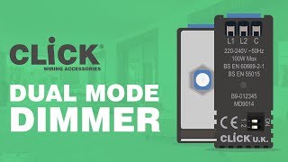 Click Dual Mode Dimmer Switch [upl. by Anwahsiek]