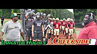 Creekside High School vs Langston Hughes High School Spring Football 2024 Full Game Highlights [upl. by Lilah]