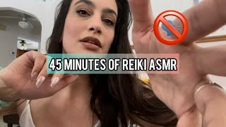 45 Minutes of Silent Reiki ASMR Fast amp Aggressive [upl. by Hussar750]