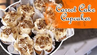 How To Make Carrot Cake Cupcakes [upl. by Schwartz]