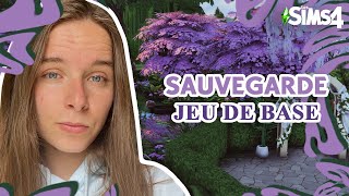 Une SAUVEGARDE 100 JEU DE BASE ça existe  Sauvegarde Sims 4 🏠 [upl. by Nudd]