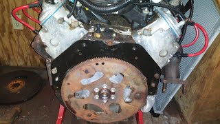 HOW TO LS Swap Part 2 BOP turbo th350 TH400 to 48 quotModify adapter plate and flexplatequot [upl. by Nylhtiak]