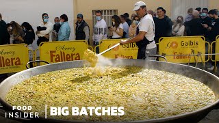 How 160Kilogram Paellas Feed 1400 People In Spain  Big Batches  Food Insider [upl. by Melisa198]