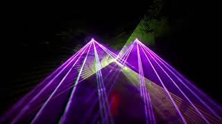 Florence And The Machine  Cosmic Love Seven Lions Remix Laser Show [upl. by Chapa]