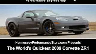 WORLDS QUICKEST 2009 ZR1 CORVETTE 1090  132 mph [upl. by Sibel]