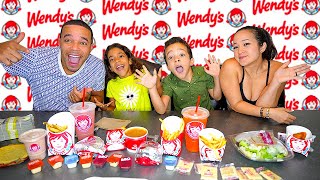 WENDYS MUKBANG  The Extra Family [upl. by Zacarias]