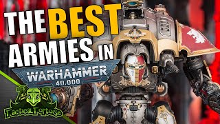 Imperial Knights STOMP a GT and other cool lists  Best Armies in Warhammer 40k 41424 Edition [upl. by Gusty]