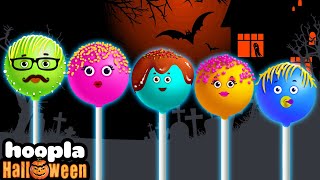 Spooky Cake Pops With Skeletons Finger Family  Funny Nursery Rhymes By Teehee Town [upl. by Derinna]