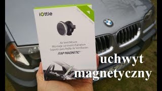 Fantastyczny uchwyt magnetyczny na telefon  unpacking i test na BMW i Honda  Iottie [upl. by Cj65]