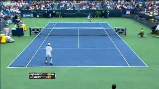 Murray Beats Djokovic In Cincinnati Final Highlights [upl. by Eatnoj]