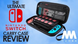 FIRST LOOK Nintendo Switch Heavy Duty Carry Case Review  Mumba [upl. by Molini462]