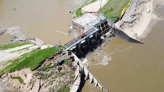 Wixom Lake and Edenville Dam after Dam Failure [upl. by Snahc]