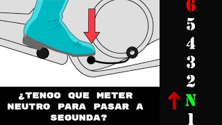 Como Hacer Los Cambios De Velocidad En Una Motocicleta [upl. by Ardme]