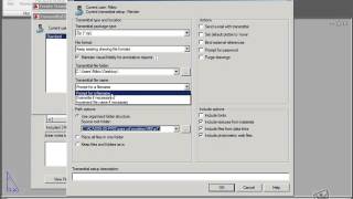 Settings for eTransmit  M8A6 [upl. by Goodyear]