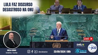 Lula faz discurso desastroso na ONU contra a liberdade de expressão [upl. by Alemaj]