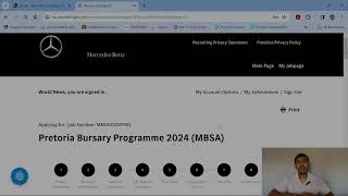 HOW TO APPLY FOR THE MERCEDES BENZ BURSARY 2024 [upl. by Aeel]