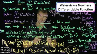 The Weierstrass Nowhere Differentiable Function [upl. by Stewardson822]