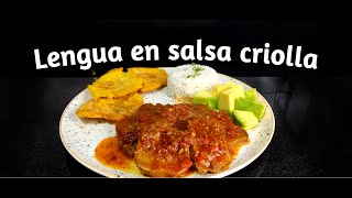 Como Preparar Lengua en salsa criolla [upl. by Zoldi546]