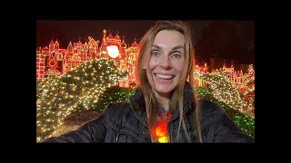 Disneyland Merriest Nights special Disney Christmas event and parade California w Mummy and Ozzie [upl. by Ulphia874]