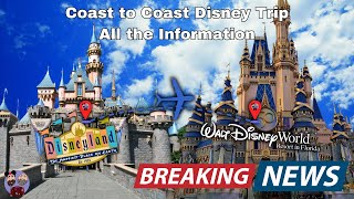 Coast to coast Disney trip  September 2024  Details Where when how much [upl. by Notgnirrab790]