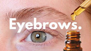 I tried CASTOR OIL on just 1 eyebrow for 60 days My growth results [upl. by Dun]