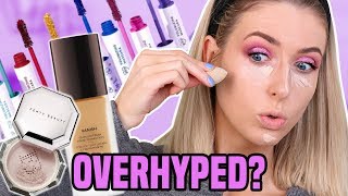 I Tried VIRAL OVERHYPED MAKEUP Why Are People Buying These [upl. by Ardnik]