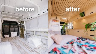 Converting a Van With No Experience  Start to Finish Timelapse [upl. by Artaed965]