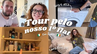 TOUR PELA NOSSA CASA EM DUBLIN  IRLANDA  valores e curiosidades [upl. by Drapehs]