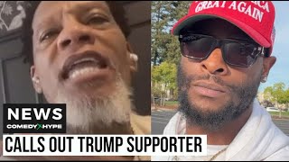 DL Hughley Checks NFL Player Threat To Leave Country If Kamala Harris Wins  CH News [upl. by Fezoj]