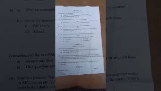 Braou Degree 2nd sem english question paper 2024yt studioyoutubestudiomahesh [upl. by Nohsyar]