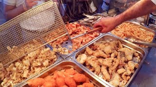 Fried Seafood Top Cooking Skills Italian Street Food [upl. by Gerbold237]