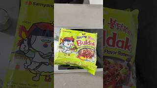 Jjajang Buldak Noodles Ramen  Jjajangmyeon  ASMR Video  shorts buldak [upl. by Ojeillib]