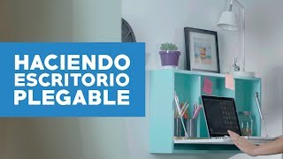 Cómo hacer un escritorio plegable [upl. by Ynffit]