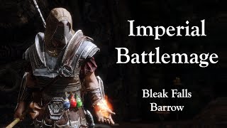 Skyrim Requiem  Imperial Battlemage  Bleak Falls Barrow [upl. by Merkle106]