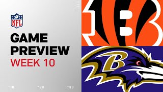 Cincinnati Bengals vs Baltimore Ravens  2024 Week 10 Game Preview [upl. by Siuluj]