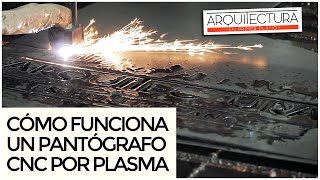 PANTOGRAFO CNC por PLASMA ¿Cómo funciona  RD Plasma CNC  Acero corten Calados en CHAPA corte [upl. by Dlanod393]