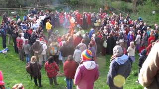 Beltane Celebrations at the Glastonbury Chalice Well 2013 [upl. by Lindell282]