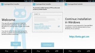 CYANOGENMOD INSTALLER  WALKTHROUGH [upl. by Atiuqaj]