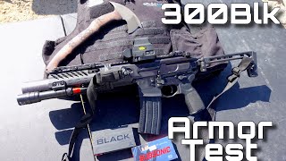 Hornady 300 Blackout vs Lvl IIIA Soft Armor [upl. by Moss]