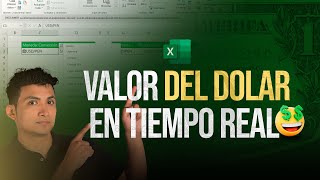 Cómo Obtener el VALOR DEL DÓLAR EN TIEMPO REAL en Excel Cotización de Cualquier Moneda en Excel [upl. by Cadel817]