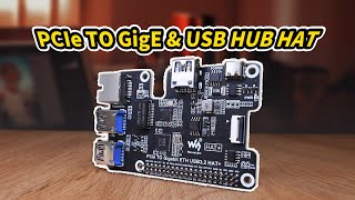 PCIe To Gigabit Ethernet USB 32 Gen1 for Raspberry Pi 5 Driverfree plug and play [upl. by Adnerb]