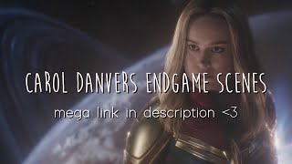 Carol Danvers Endgame scene pack 1080p [upl. by Hadwyn]