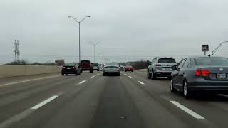 Interstate 35E  Texas Exits 418 to 408 southbound [upl. by Fee384]