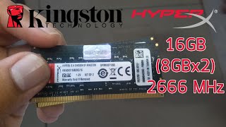 Review  Kingston HyperX Impact DDR4 16GB 8GBx2 BUS 2666 แรมโน้ตบุ๊กตัวเทพแพ๊คคู่ [upl. by Ikkaj]